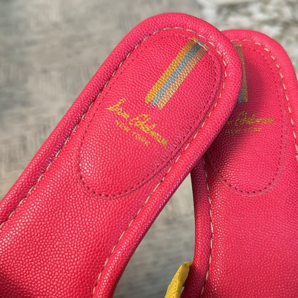 Sam Edelman flats yellow and fuchsia size 9.5 - Picture 4 of 5